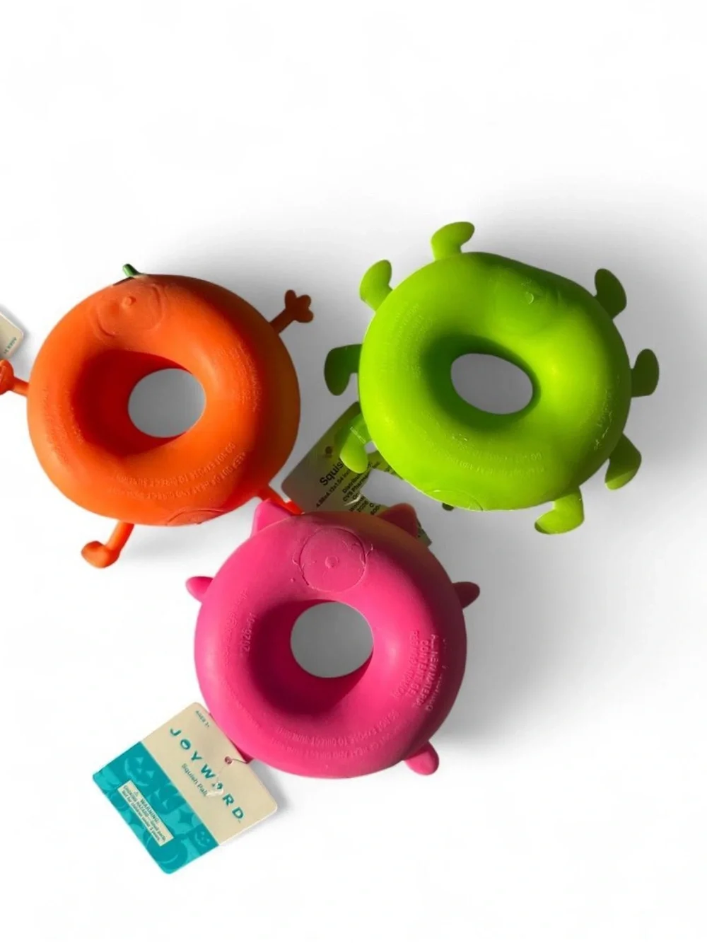 Squishy pals Halloween Trio- Pumpkin, Monster and Kitty squishy fidget toys